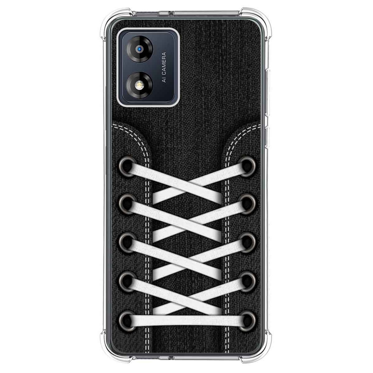 Funda Silicona Antigolpes para Motorola Moto E13 diseño Zapatillas 02 Dibujos