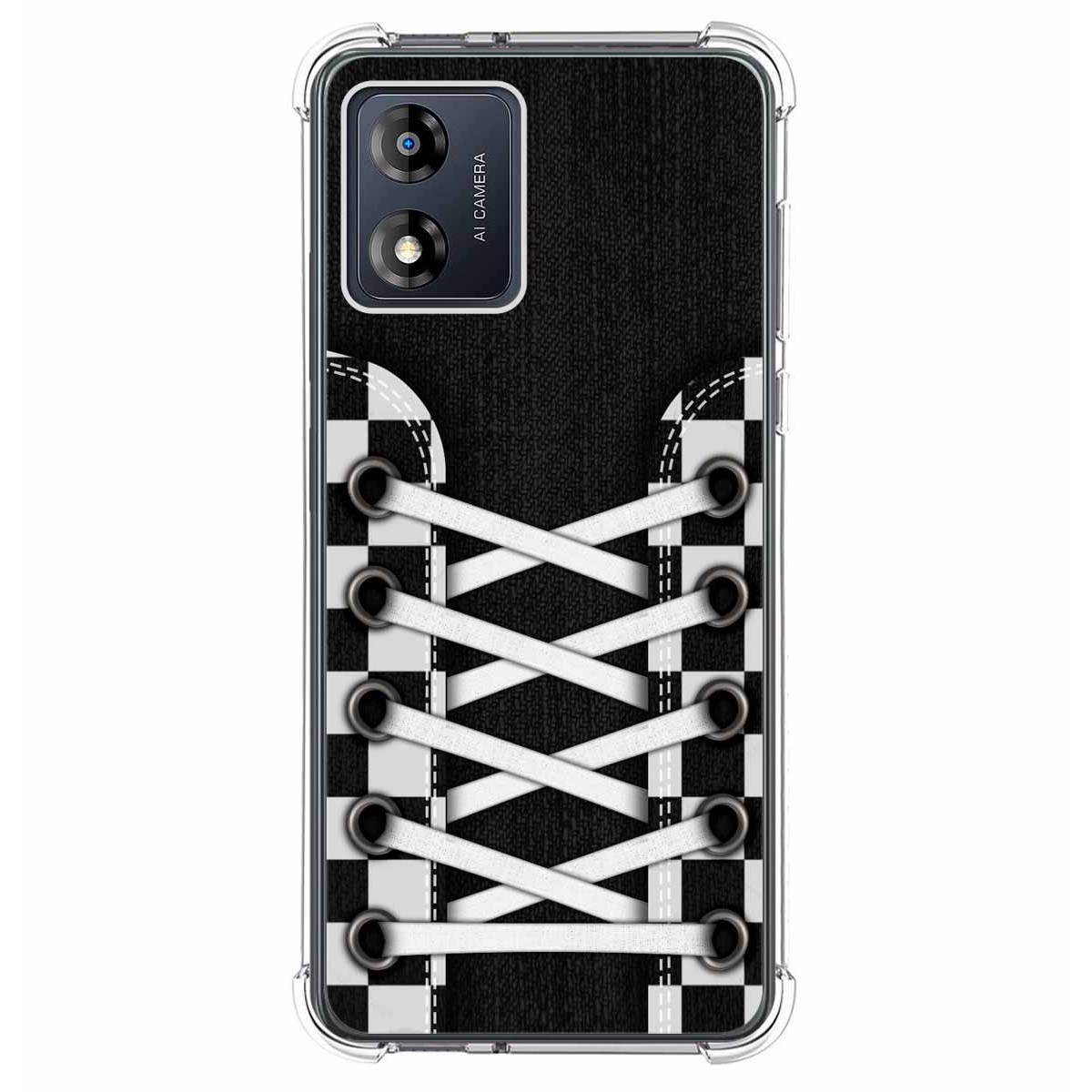 Funda Silicona Antigolpes para Motorola Moto E13 diseño Zapatillas 03 Dibujos
