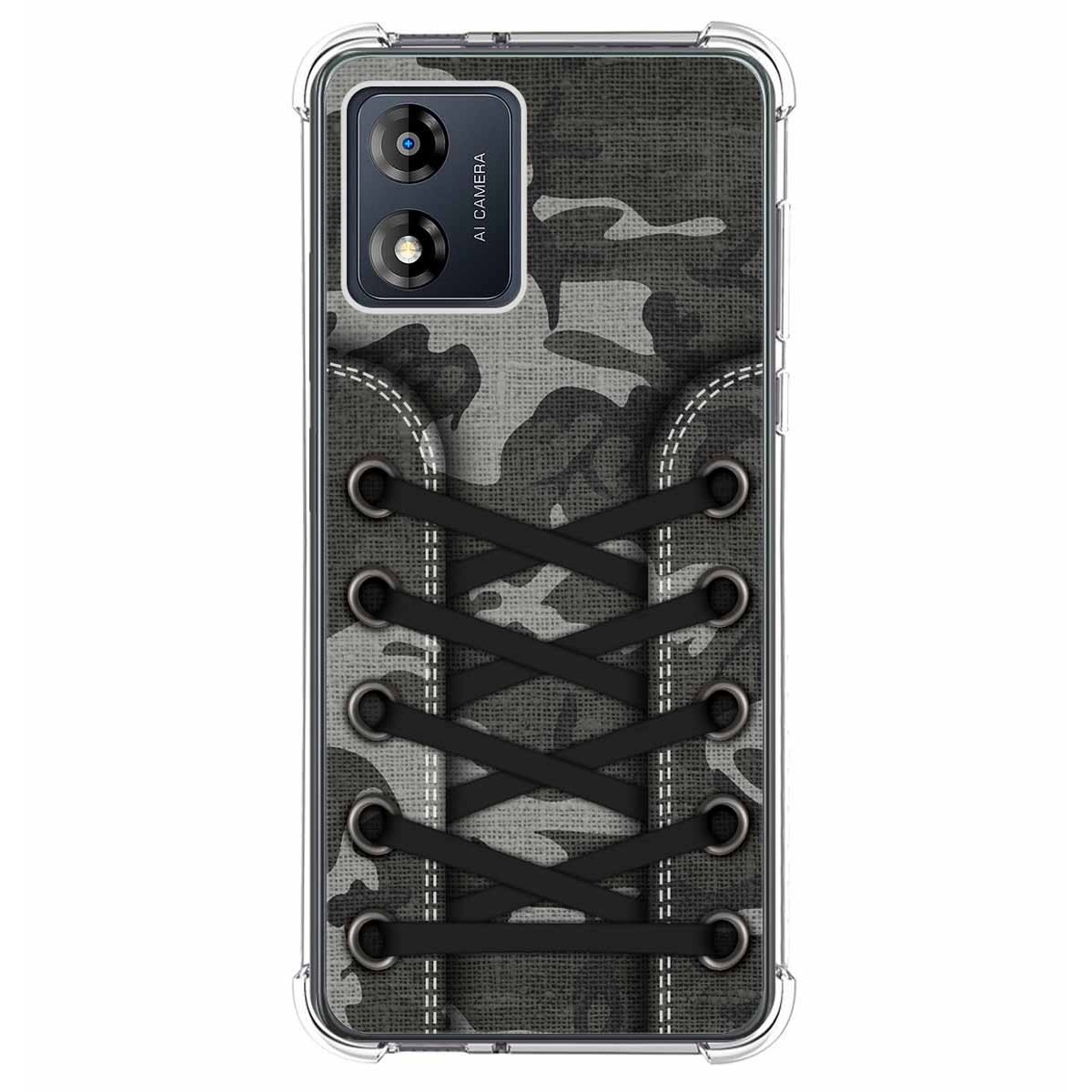 Funda Silicona Antigolpes para Motorola Moto E13 diseño Zapatillas 15 Dibujos