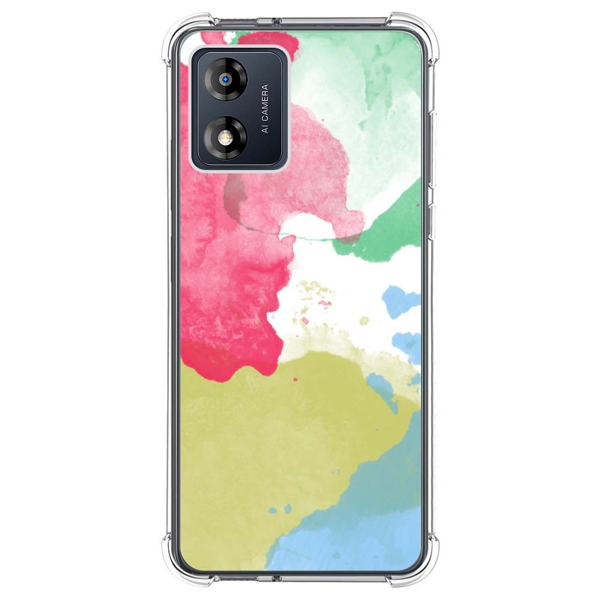 Funda Silicona Antigolpes para Motorola Moto E13 diseño Acuarela 02 Dibujos