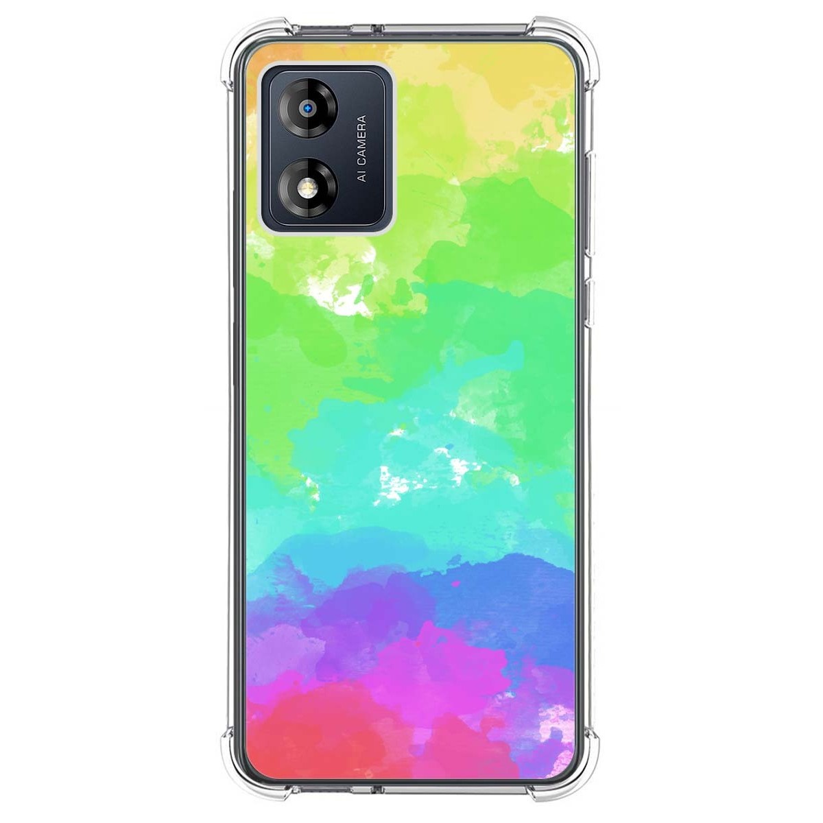 Funda Silicona Antigolpes para Motorola Moto E13 diseño Acuarela 03 Dibujos