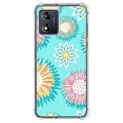 Funda Silicona Antigolpes para Motorola Moto E13 diseño Flores 05 Dibujos