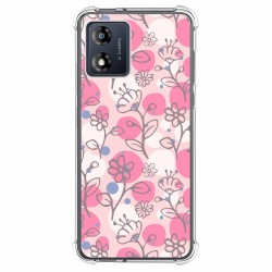 Funda Silicona Antigolpes para Motorola Moto E13 diseño Flores 07 Dibujos