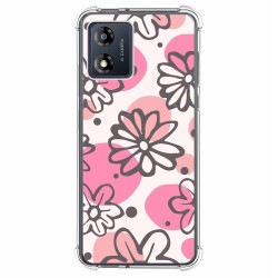 Funda Silicona Antigolpes para Motorola Moto E13 diseño Flores 09 Dibujos