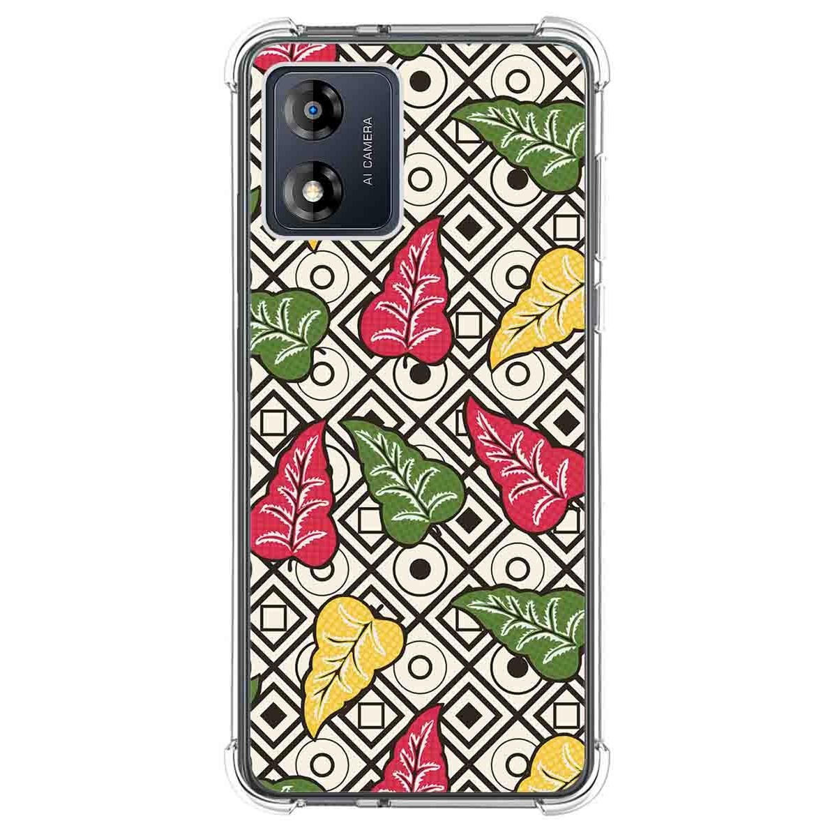 Funda Silicona Antigolpes para Motorola Moto E13 diseño Flores 11 Dibujos