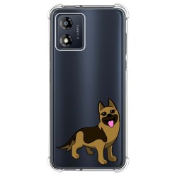 Funda Silicona Antigolpes para Motorola Moto E13 diseño Perros 03 Dibujos
