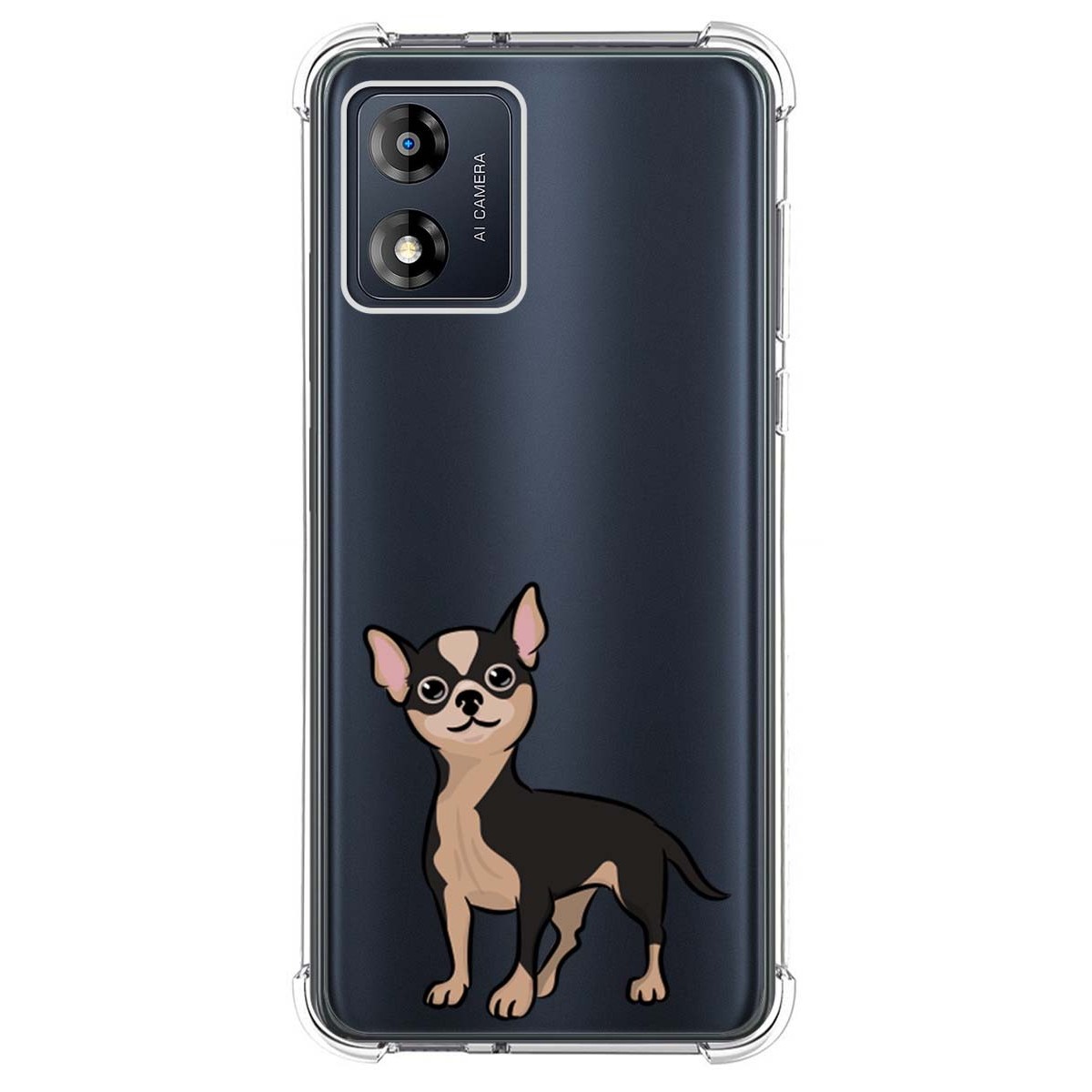 Funda Silicona Antigolpes para Motorola Moto E13 diseño Perros 05 Dibujos