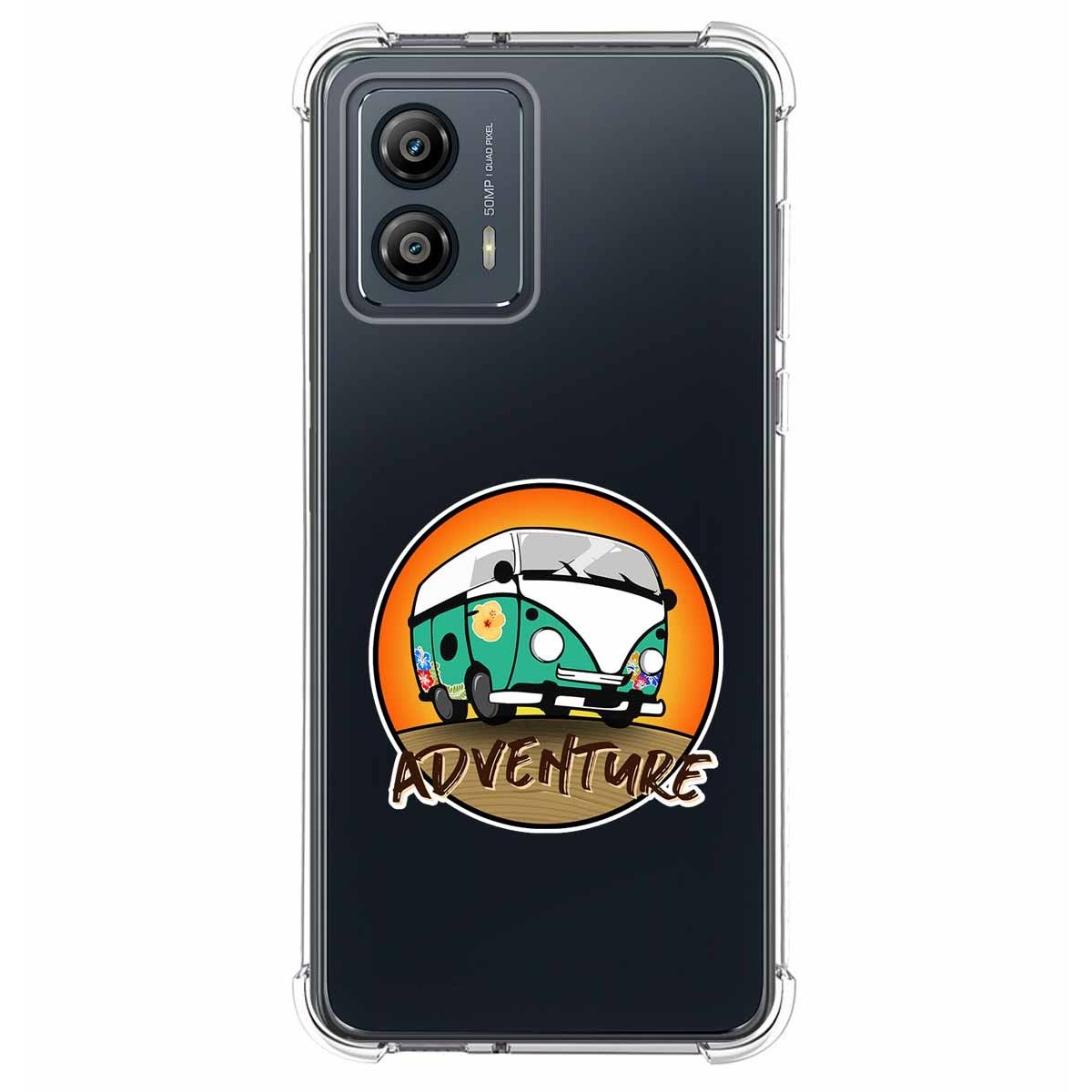Funda Silicona Antigolpes para Motorola Moto G53 5G diseño Adventure Dibujos