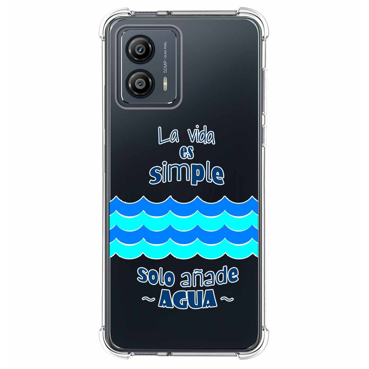Funda Silicona Antigolpes para Motorola Moto G53 5G diseño Agua Dibujos
