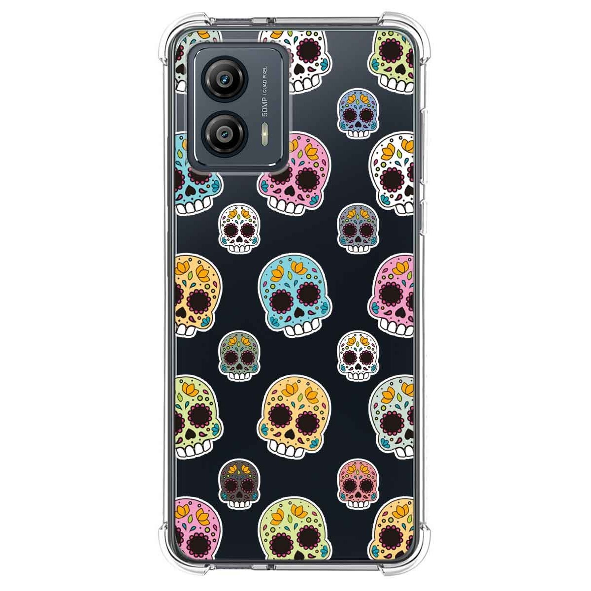 Funda Silicona Antigolpes para Motorola Moto G53 5G diseño Catrina Dibujos