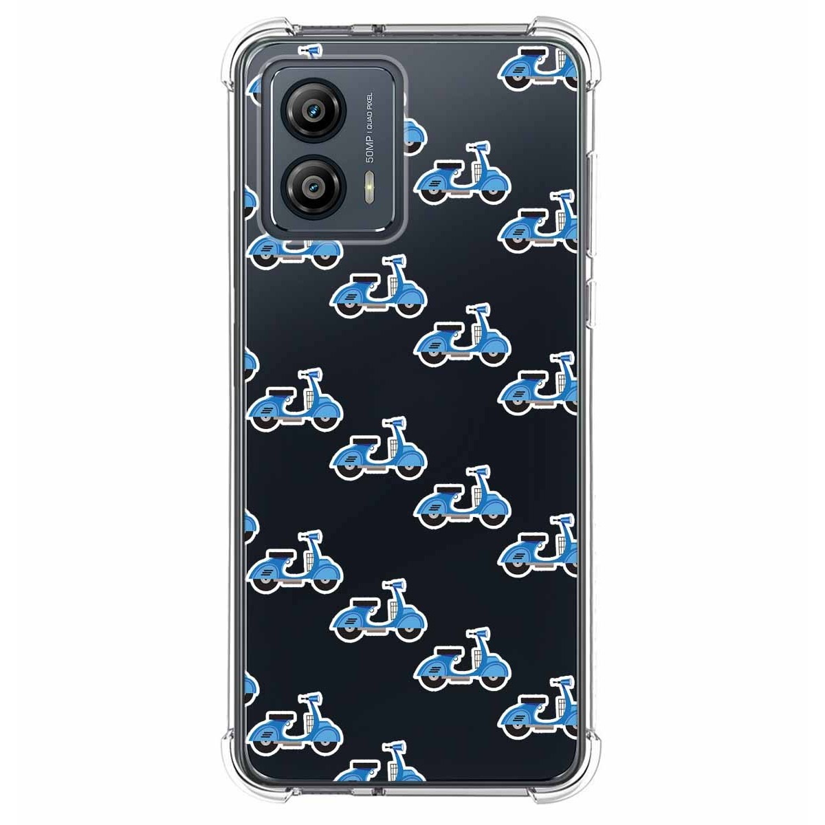 Funda Silicona Antigolpes para Motorola Moto G53 5G diseño Scooter Dibujos