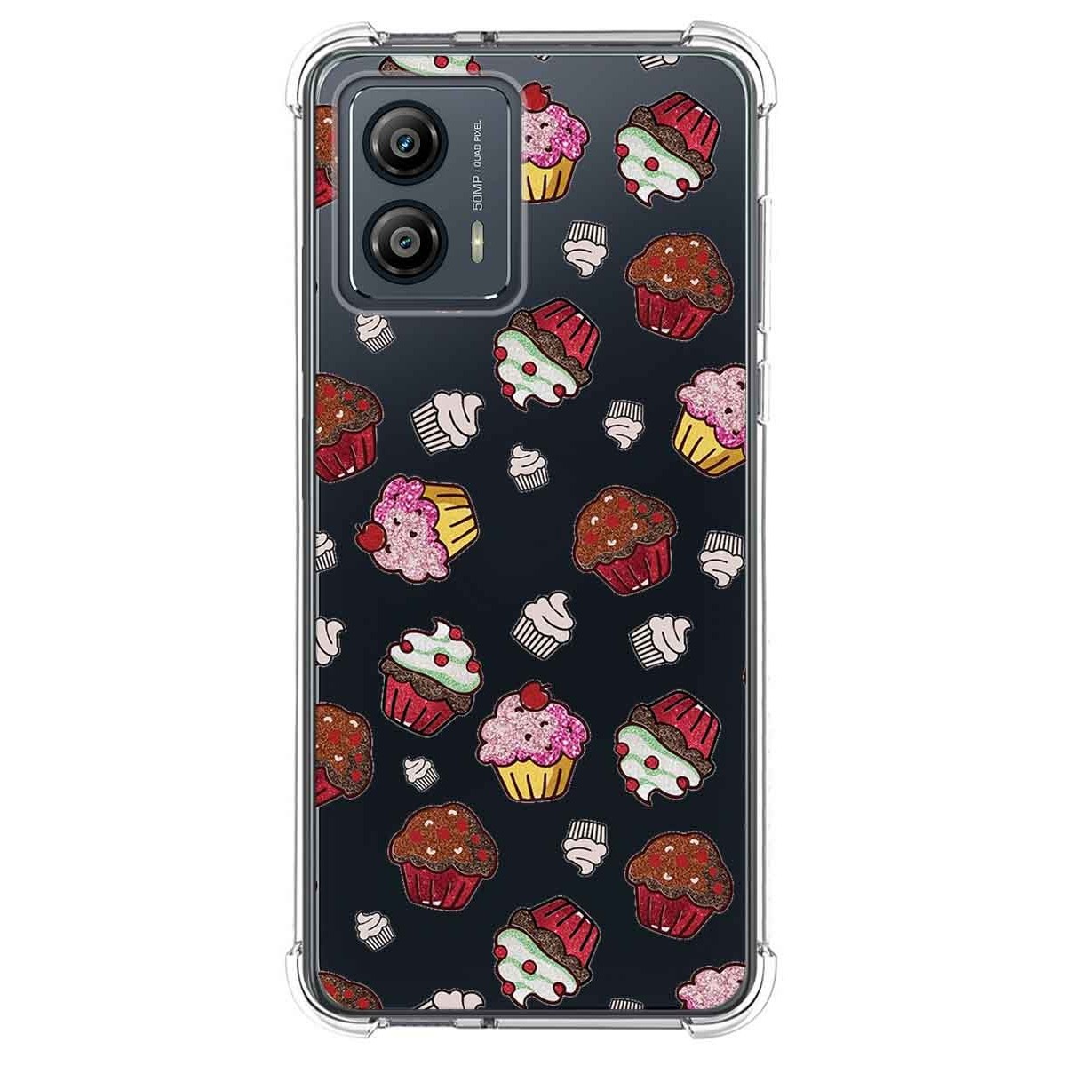 Funda Silicona Antigolpes para Motorola Moto G53 5G diseño Muffins Dibujos