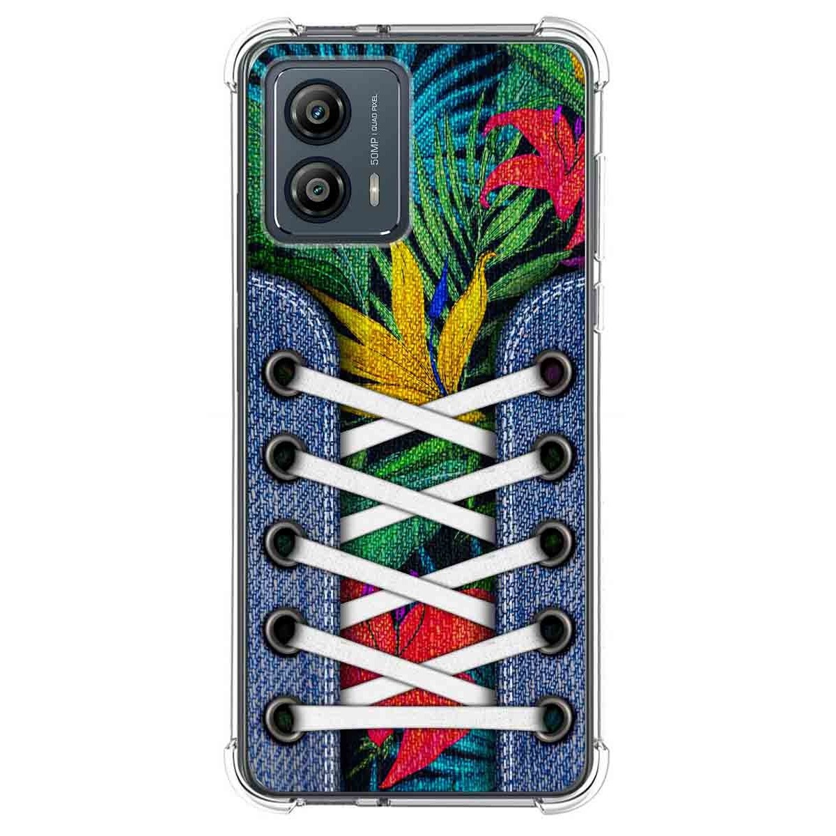 Funda Silicona Antigolpes para Motorola Moto G53 5G diseño Zapatillas 12 Dibujos