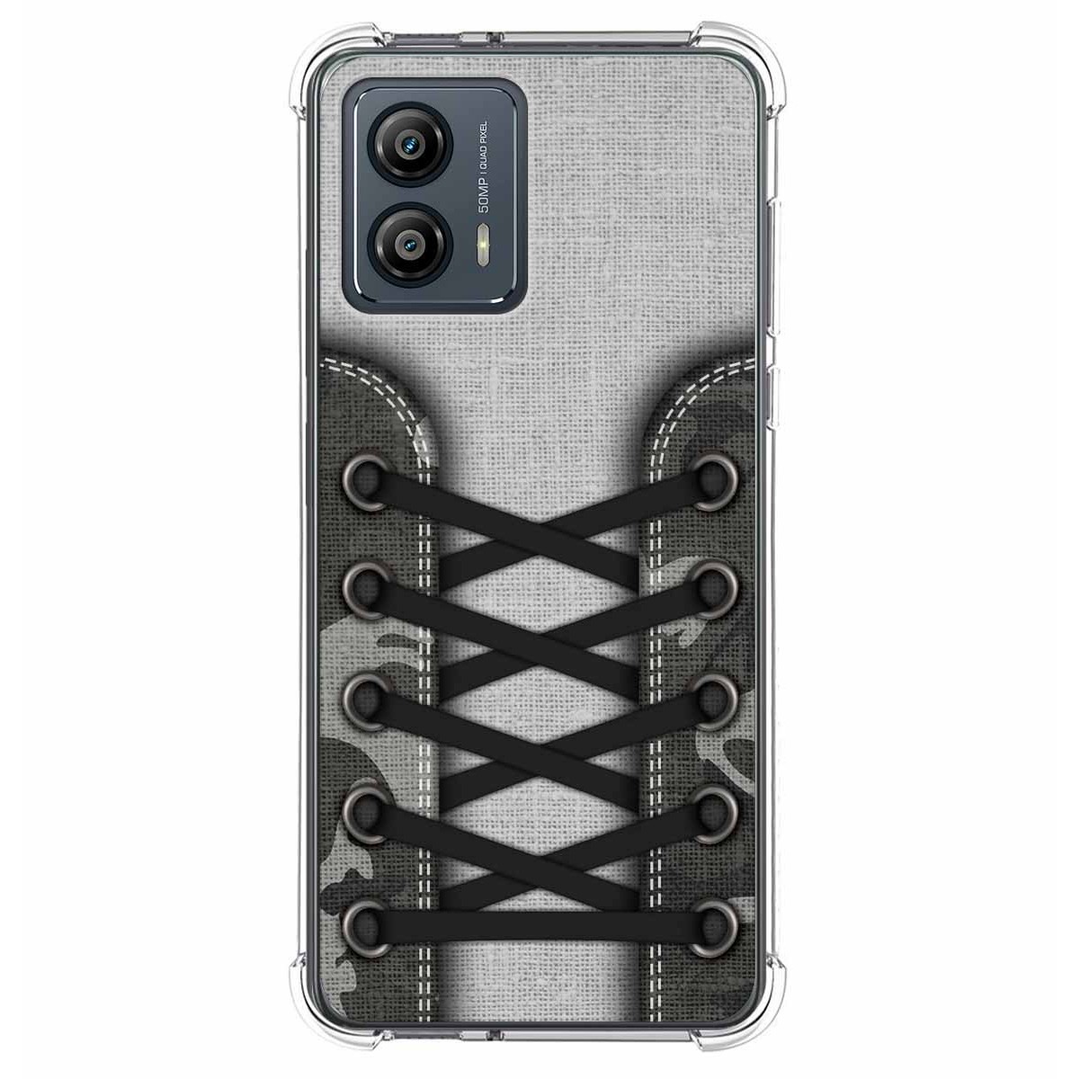 Funda Silicona Antigolpes para Motorola Moto G53 5G diseño Zapatillas 16 Dibujos