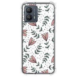 Funda Silicona Antigolpes para Motorola Moto G53 5G diseño Flores 01 Dibujos