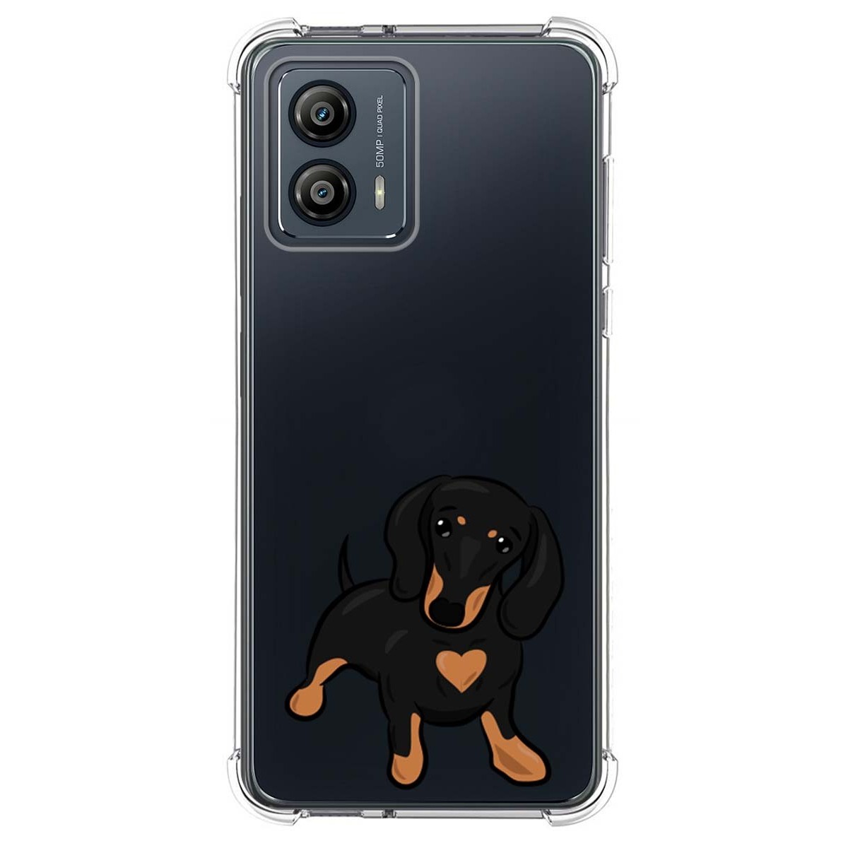 Funda Silicona Antigolpes para Motorola Moto G53 5G diseño Perros 04 Dibujos