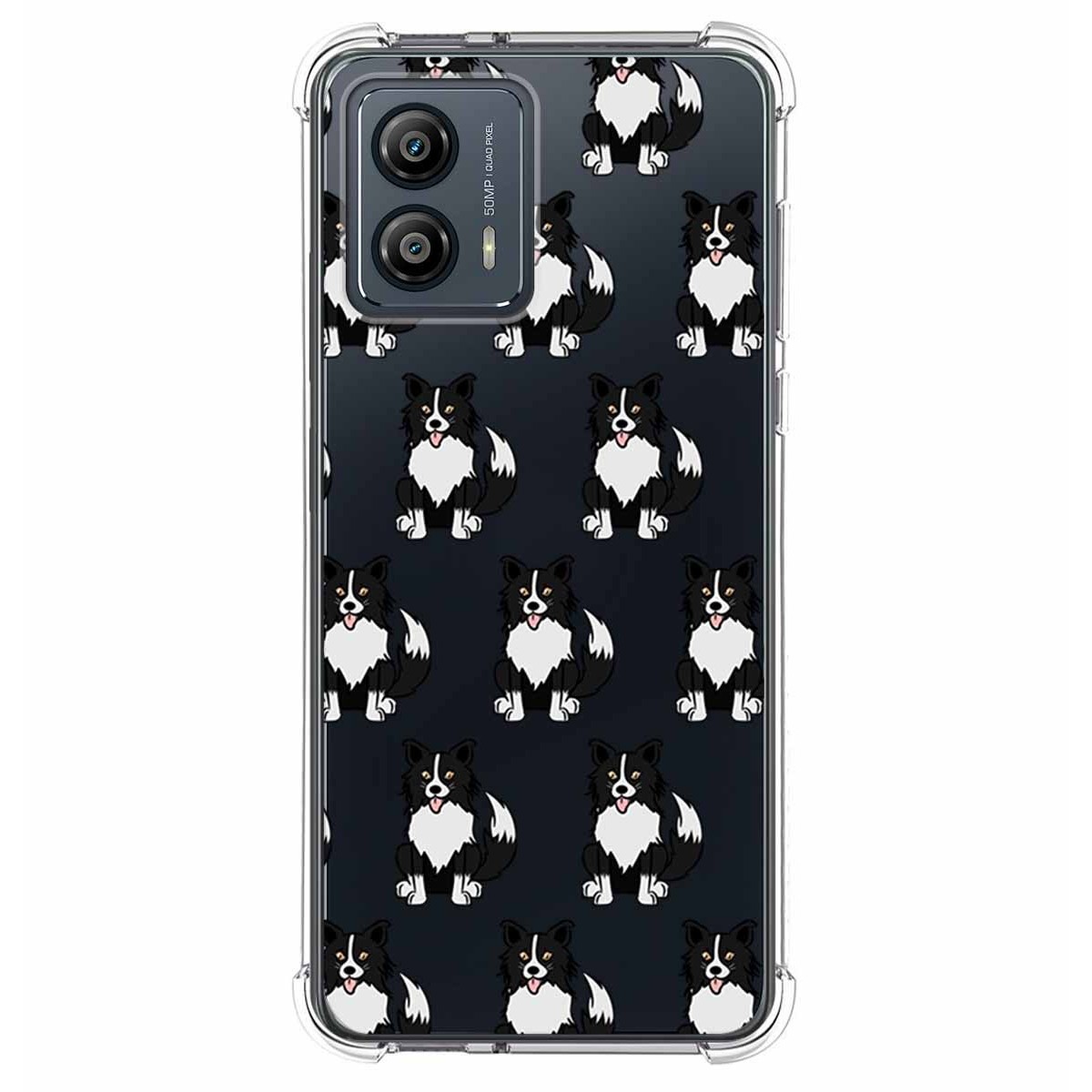 Funda Silicona Antigolpes para Motorola Moto G53 5G diseño Perros 07 Dibujos