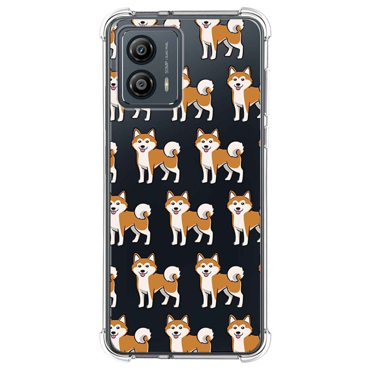 Funda Silicona Antigolpes para Motorola Moto G53 5G diseño Perros 08 Dibujos