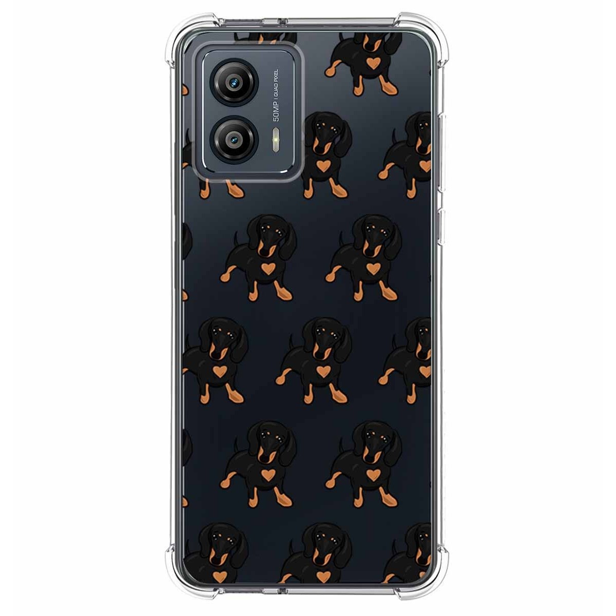 Funda Silicona Antigolpes para Motorola Moto G53 5G diseño Perros 10 Dibujos