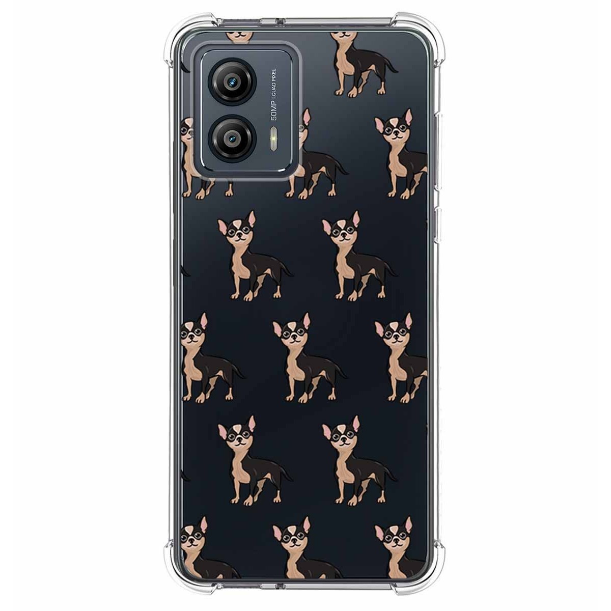 Funda Silicona Antigolpes para Motorola Moto G53 5G diseño Perros 11 Dibujos
