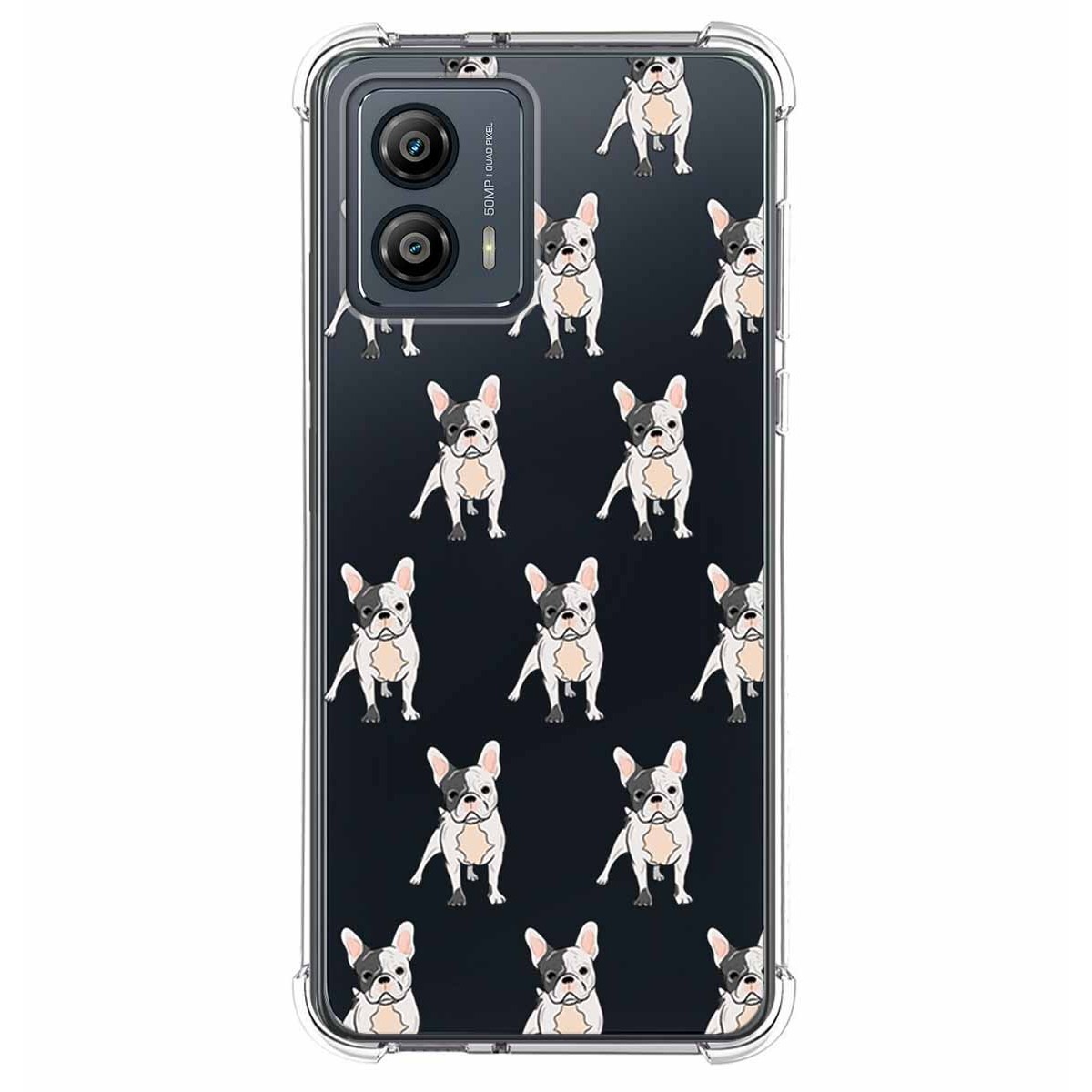 Funda Silicona Antigolpes para Motorola Moto G53 5G diseño Perros 12 Dibujos