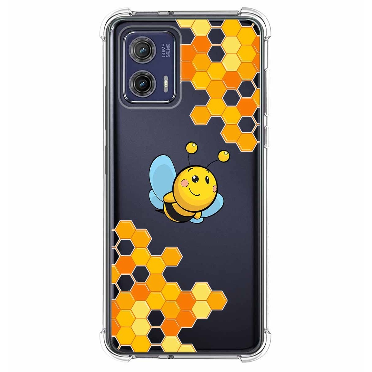 Funda Silicona Antigolpes para Motorola Moto G73 5G diseño Abeja Dibujos