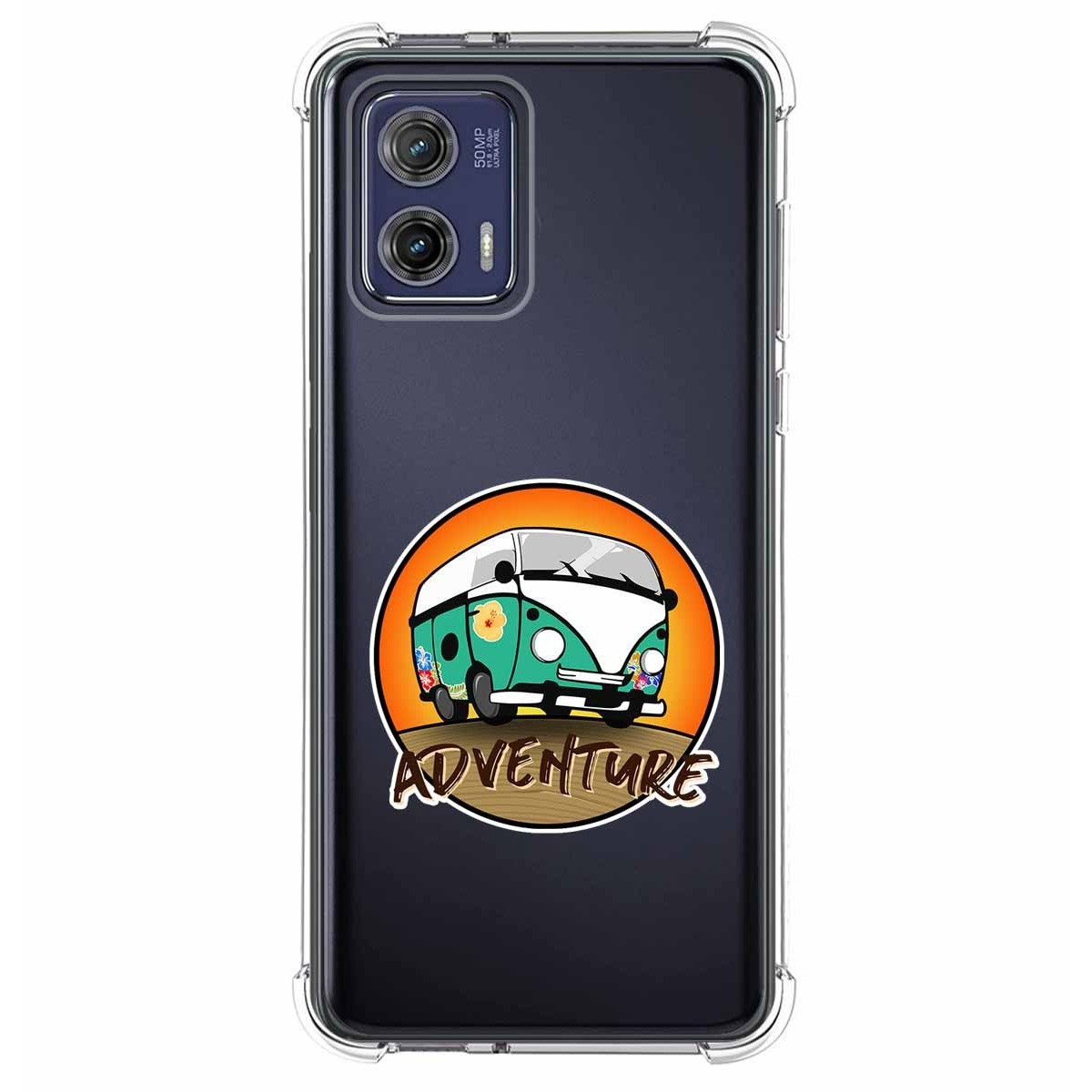 Funda Silicona Antigolpes para Motorola Moto G73 5G diseño Adventure Dibujos