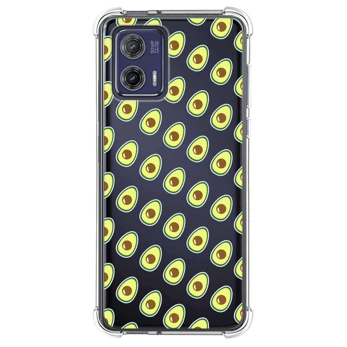 Funda Silicona Antigolpes para Motorola Moto G73 5G diseño Aguacate Dibujos