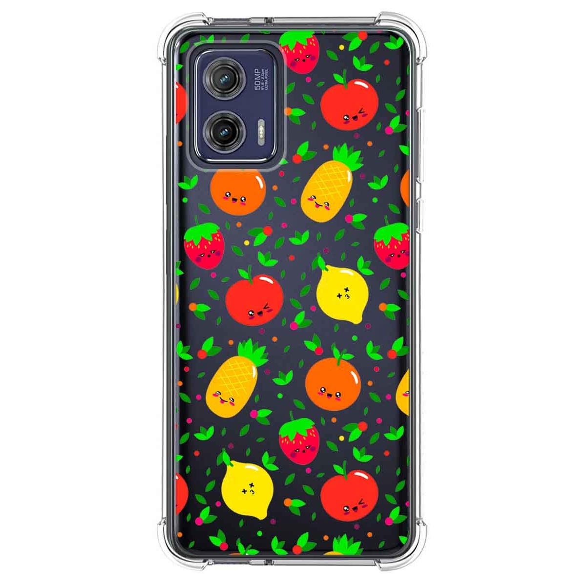 Funda Silicona Antigolpes para Motorola Moto G73 5G diseño Frutas 01 Dibujos