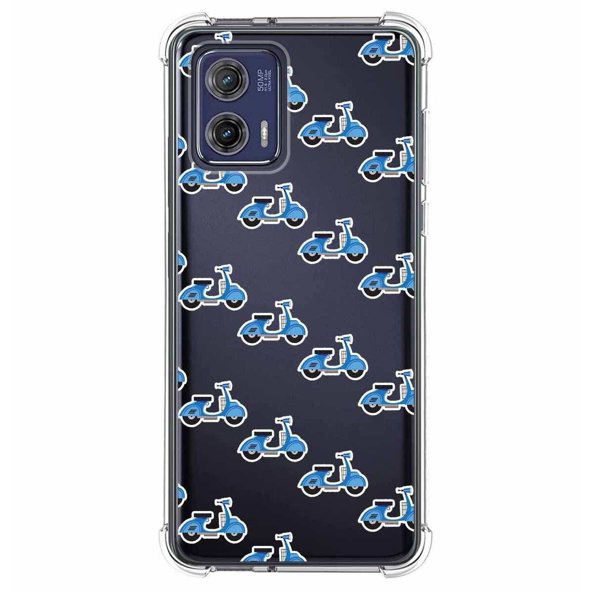 Funda Silicona Antigolpes para Motorola Moto G73 5G diseño Scooter Dibujos