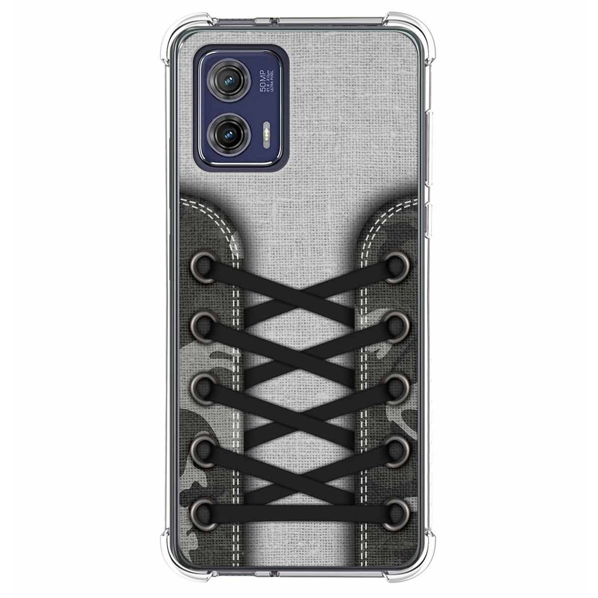 Funda Silicona Antigolpes para Motorola Moto G73 5G diseño Zapatillas 16 Dibujos