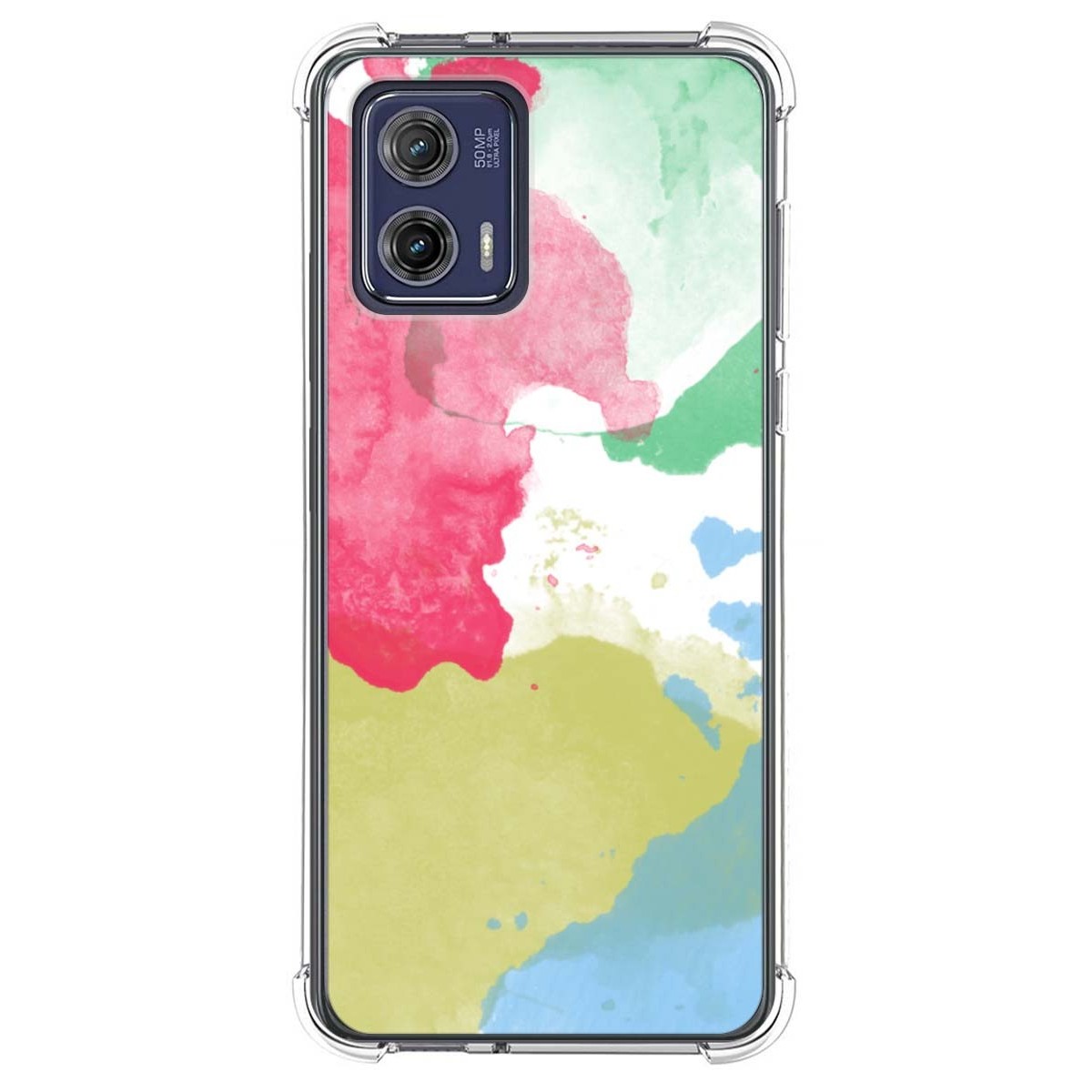 Funda Silicona Antigolpes para Motorola Moto G73 5G diseño Acuarela 02 Dibujos