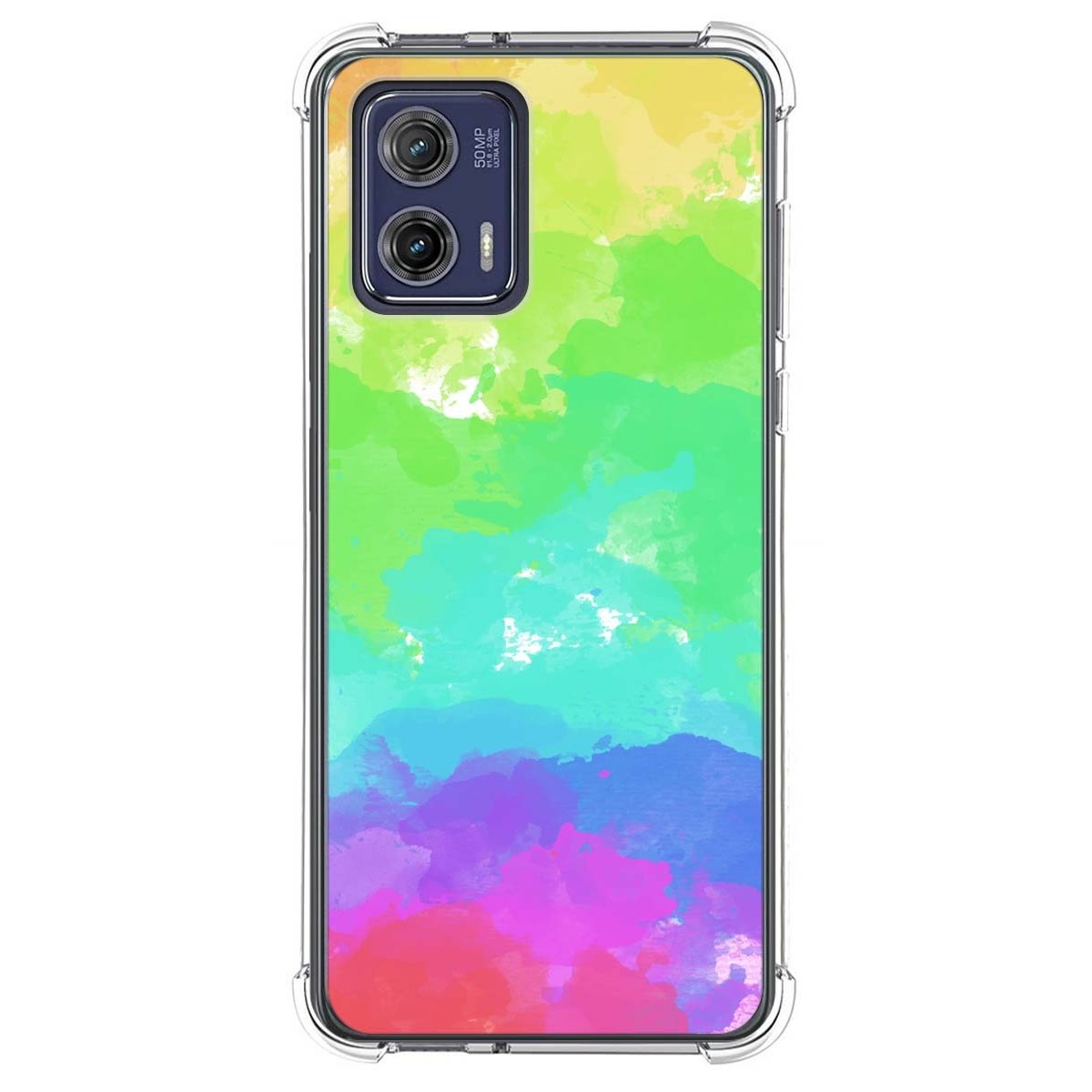 Funda Silicona Antigolpes para Motorola Moto G73 5G diseño Acuarela 03 Dibujos