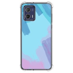 Funda Silicona Antigolpes para Motorola Moto G73 5G diseño Acuarela 10 Dibujos