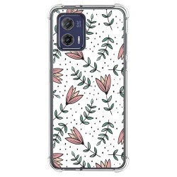 Funda Silicona Antigolpes para Motorola Moto G73 5G diseño Flores 01 Dibujos
