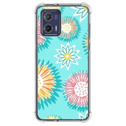 Funda Silicona Antigolpes para Motorola Moto G73 5G diseño Flores 05 Dibujos