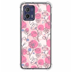 Funda Silicona Antigolpes para Motorola Moto G73 5G diseño Flores 07 Dibujos