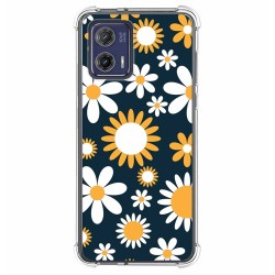 Funda Silicona Antigolpes para Motorola Moto G73 5G diseño Flores 08 Dibujos