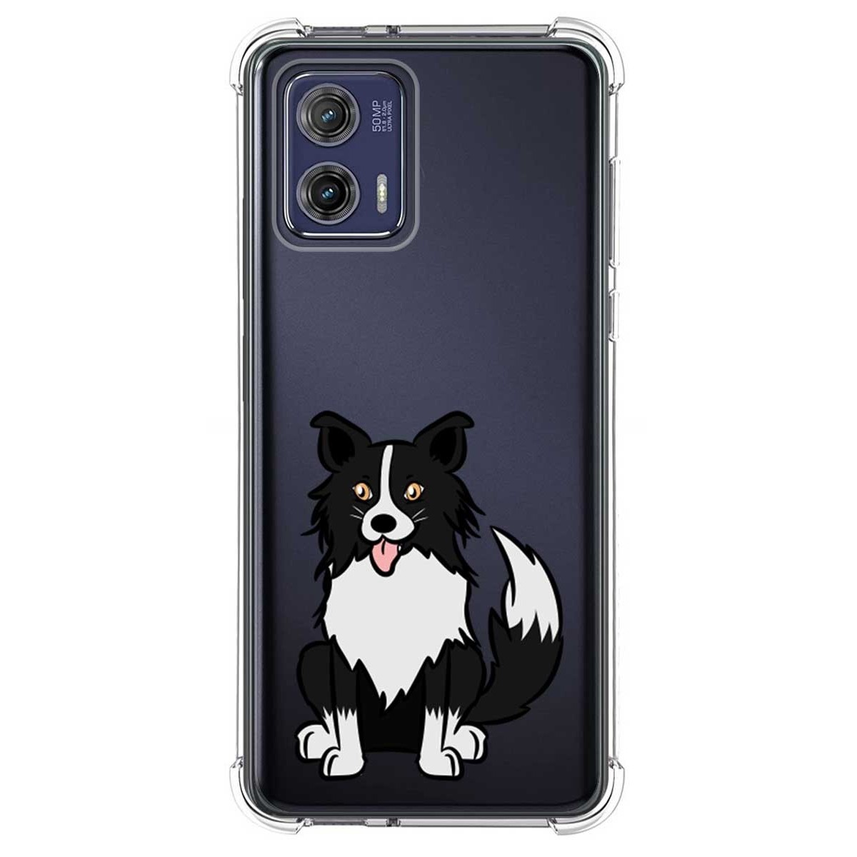 Funda Silicona Antigolpes para Motorola Moto G73 5G diseño Perros 01 Dibujos