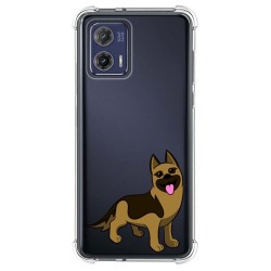 Funda Silicona Antigolpes para Motorola Moto G73 5G diseño Perros 03 Dibujos