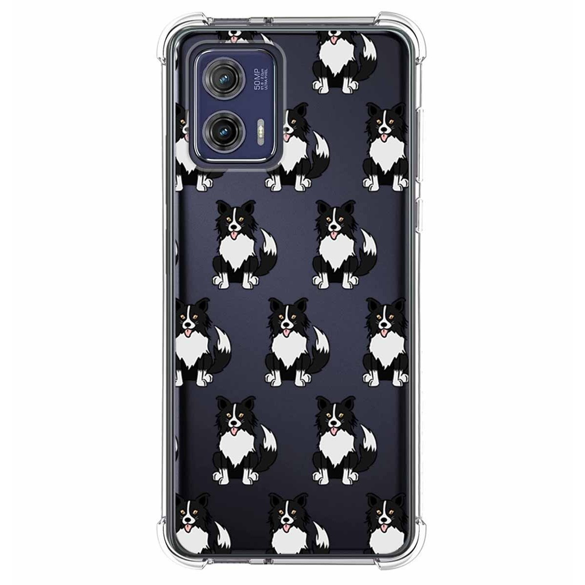 Funda Silicona Antigolpes para Motorola Moto G73 5G diseño Perros 07 Dibujos