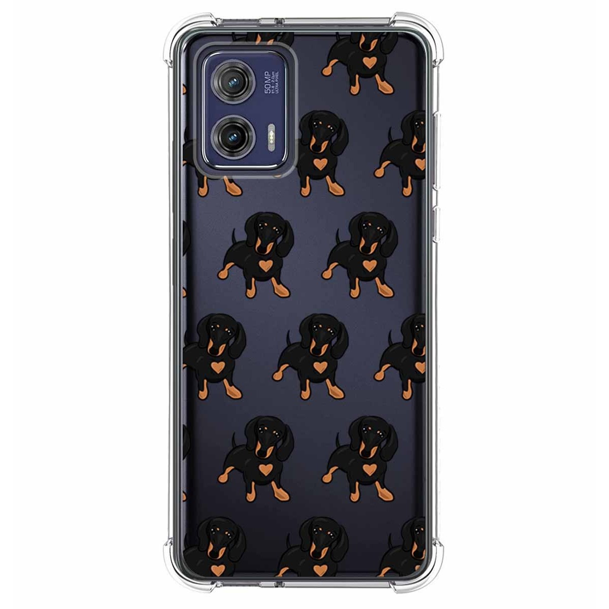 Funda Silicona Antigolpes para Motorola Moto G73 5G diseño Perros 10 Dibujos