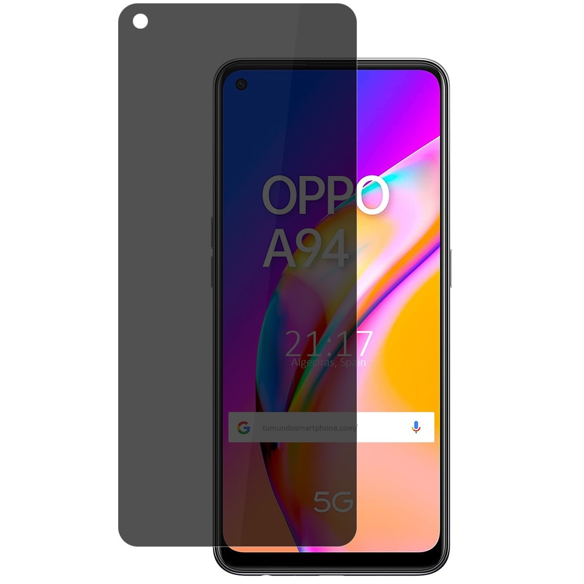 Protector Pantalla Hidrogel Privacidad Antiespías para Oppo A94 5G