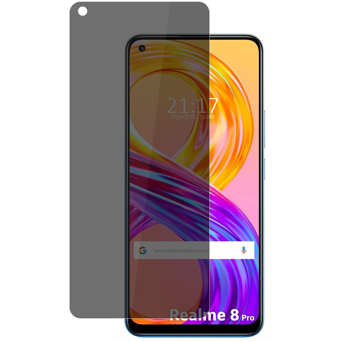 Protector Pantalla Hidrogel Privacidad Antiespías para Realme 8 4G / 8 Pro