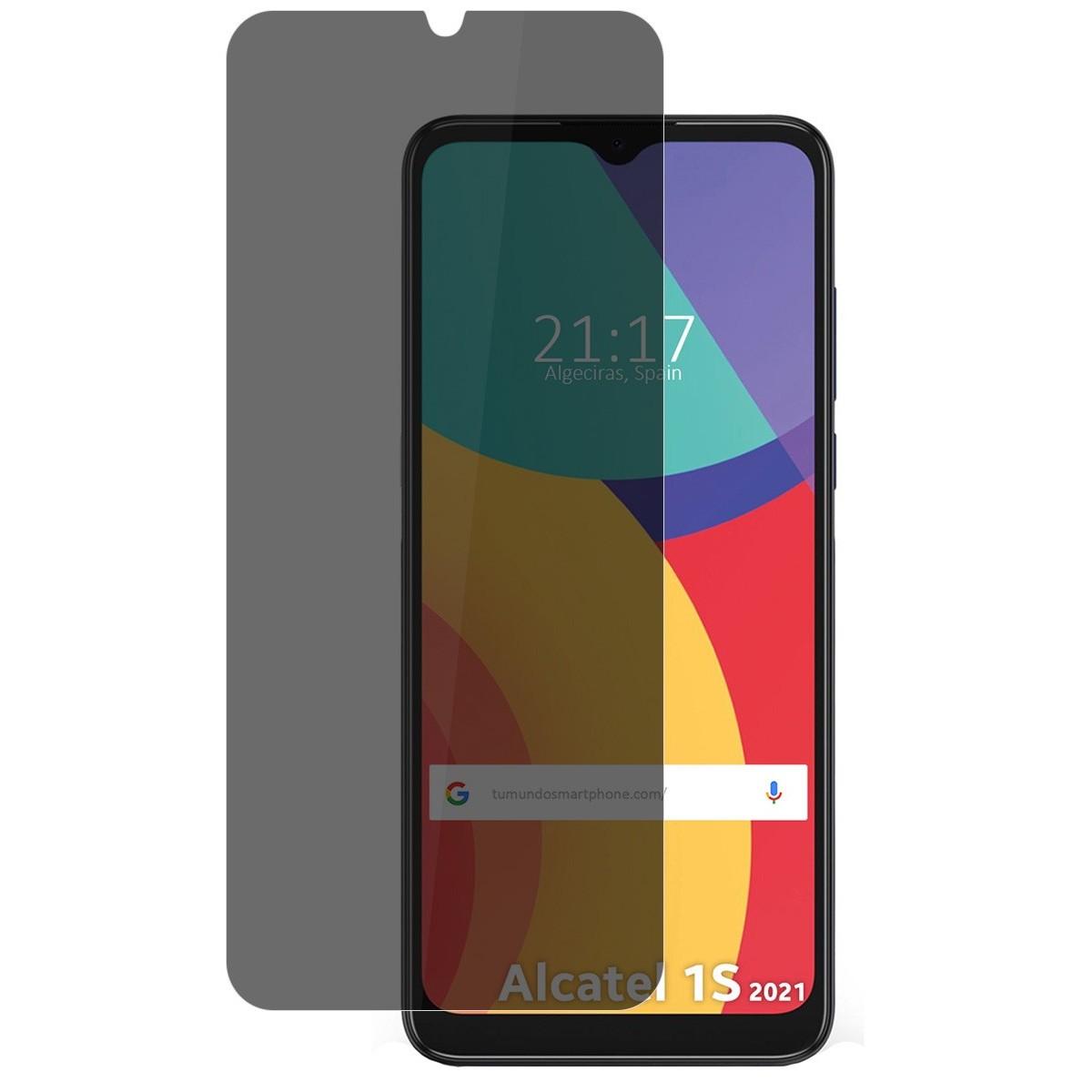 Protector Pantalla Hidrogel Privacidad Antiespías para Alcatel 1S 2021 / 3L 2021