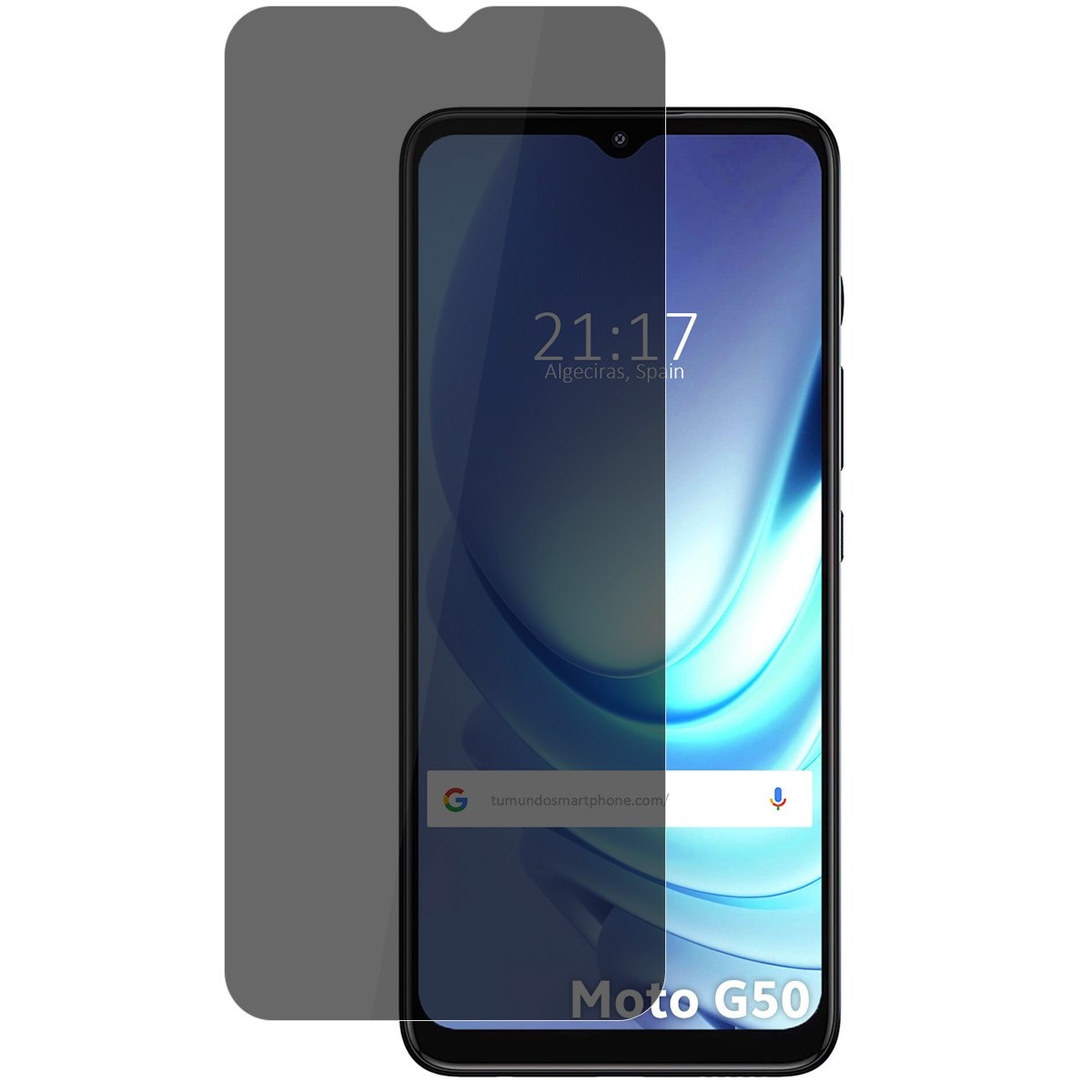 Protector Pantalla Hidrogel Privacidad Antiespías para Motorola Moto G50 5G