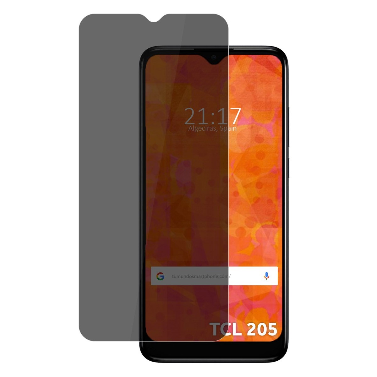 Protector Pantalla Hidrogel Privacidad Antiespías para TCL 205