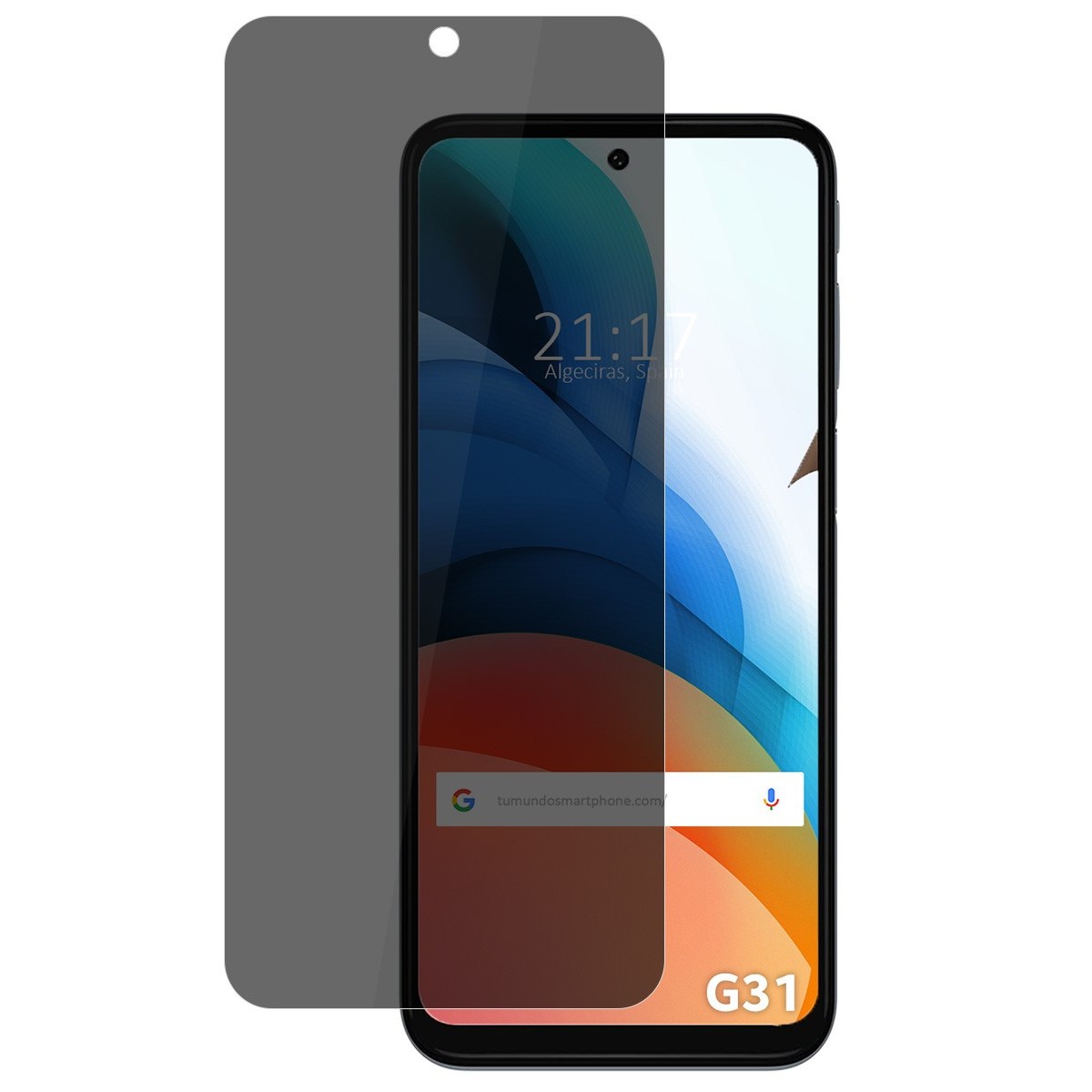 Protector Pantalla Hidrogel Privacidad Antiespías para Motorola Moto G31