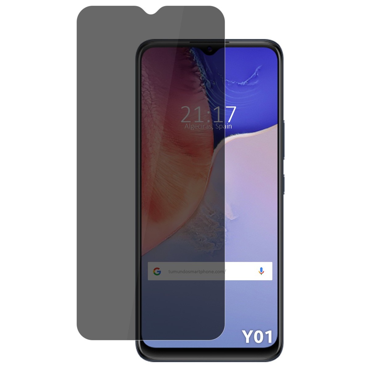 Protector Pantalla Hidrogel Privacidad Antiespías para Vivo Y01