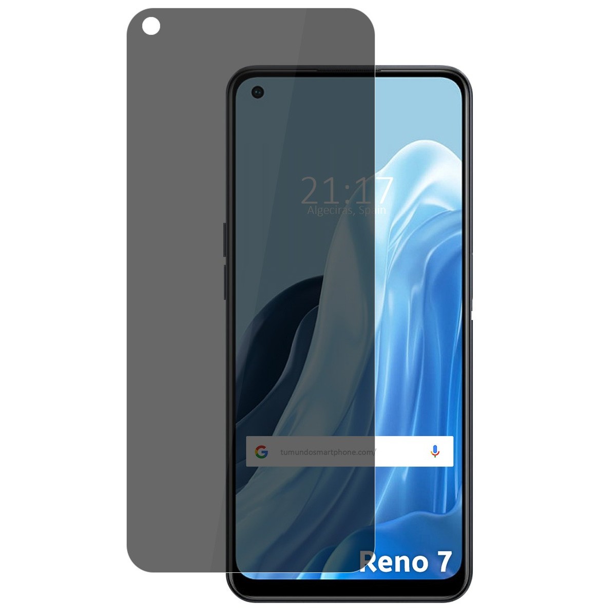 Protector Pantalla Hidrogel Privacidad Antiespías para Oppo Reno 7 4G